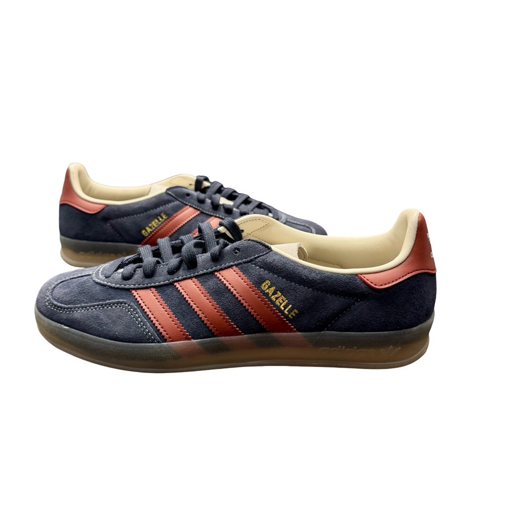 Adidas Gazelle Men’s Blue Red Sneakers Size 9 Brand New Classic Streetwear
